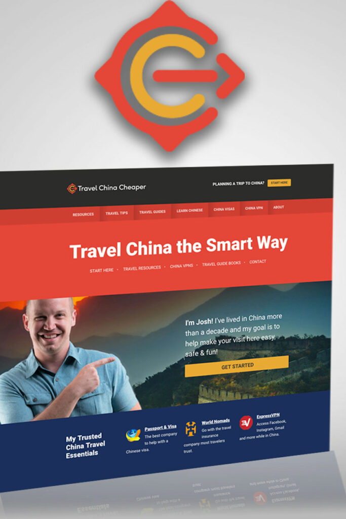 Travel China Cheaper website screenshot